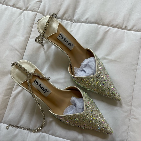 Bridal Shoes size 9 - Picture 1 of 5